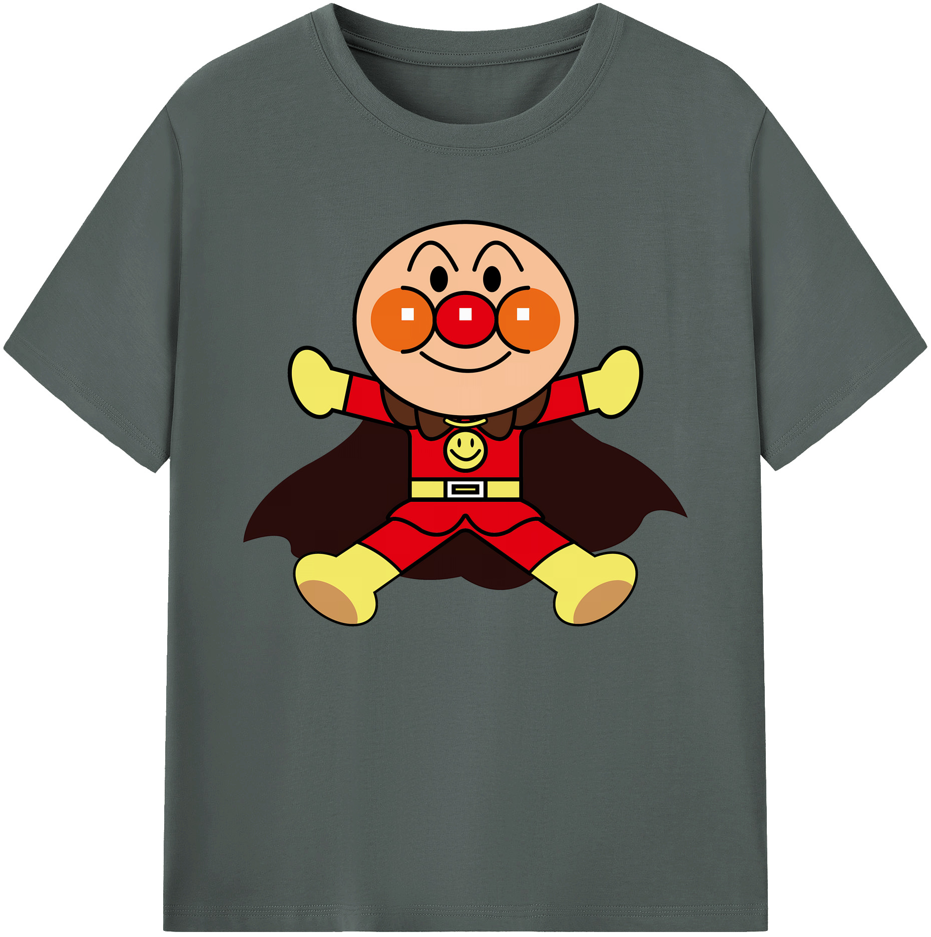 （画像用） アンパンマン Anpanman 綿100％ メンズ半袖Tシャツ｜肌触りやわらか＆通気性